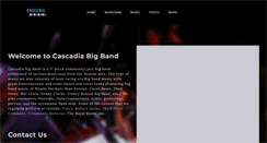 Desktop Screenshot of cascadiabigband.com