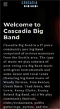 Mobile Screenshot of cascadiabigband.com